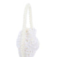 Rajwada White Cotton Blend Embellished Hand Bag For Women