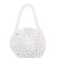 Rajwada White Cotton Blend Embellished Hand Bag For Women