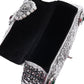 Rajwada Off White Suede Embellished Hand Bag For Women