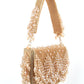 Rajwada Beige Suede Embellished Hand Bag For Women