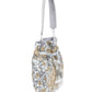 Rajwada Silver And Gold Velvet Embellished Potli For Women