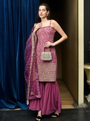 Rajwada Multicolor Suede Embellished Hand Bag For Women