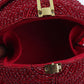 Rajwada Maroon Suede Embellished Potli For Women