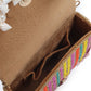Rajwada Multicolour Velvet Embellished Clutch For Women