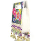 Rajwada Multicolour Suede Embellished Clutch For Women