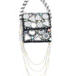 Rajwada Black Velvet Embellished Clutch For Women