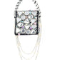 Rajwada Black Velvet Embellished Clutch For Women