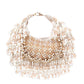 Rajwada Beige Velvet Embellished Clutch For Women