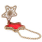 Rajwada Golden Velvet Embellished Clutch For Women