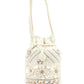Rajwada White Jute Embellished Potli For Women