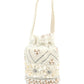 Rajwada White Jute Embellished Potli For Women