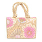 Rajwada Beige Suede Embellished Clutch For Women