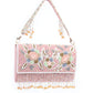 Rajwada Mauve Suede Embellished Clutch For Women