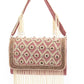 Rajwada Mauve Suede Embellished Clutch For Women