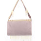 Rajwada Light Purple Velvet Embellished Clutch For Women