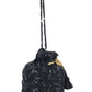 Rajwada Black Silk Blend Embellished Potli For Women