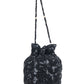 Rajwada Black Silk Blend Embellished Potli For Women