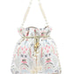 Rajwada White Silk Blend Embellished Potli For Women