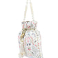 Rajwada White Silk Blend Embellished Potli For Women