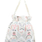 Rajwada White Silk Blend Embellished Potli For Women
