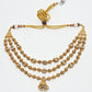 Rajwada Golden Alloy Kundan Jewellery Set For Women