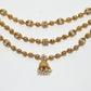 Rajwada Golden Alloy Kundan Jewellery Set For Women