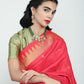 Rajwada Green And Golden Alloy Beaded Pearl Jewellery Set For Women