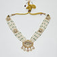 Rajwada Multi Colour Alloy Pearl Jewellery Set For Women