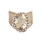 Rajwada Golden Alloy Embellished Bracelet For Women