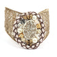 Rajwada Golden Alloy Embellished Bracelet For Women