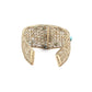 Rajwada White & Blue Alloy Embellished Bracelet For Women