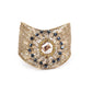 Rajwada Golden Alloy Embellished Bracelet For Women