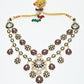Rajwada Multicolor Alloy Kundan Jewellery Set For Women