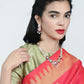 Rajwada Multicolor Alloy Kundan Jewellery Set For Women