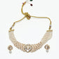 Rajwada White Alloy Pearl Jewellery Set For Women