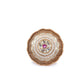 Rajwada Golden & White Alloy Embellished Ring For Women