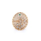 Rajwada Golden Alloy Embellished Ring For Women