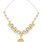 Rajwada Yellow Alloy Embellished Jewellery Set For Women
