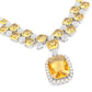 Rajwada Yellow Alloy Embellished Jewellery Set For Women