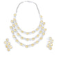 Rajwada Yellow Alloy Embellished Jewellery Set For Women