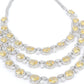 Rajwada Yellow Alloy Embellished Jewellery Set For Women