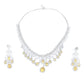 Rajwada Yellow Alloy Embellished Jewellery Set For Women
