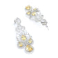 Rajwada Yellow Alloy Embellished Jewellery Set For Women
