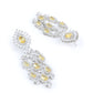 Rajwada Yellow & Silver Alloy Embellished Jewellery Set For Women