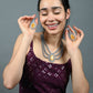 Rajwada Yellow Alloy Embellished Jewellery Set For Women