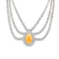 Rajwada Yellow Alloy Embellished Jewellery Set For Women