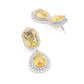 Rajwada Yellow Alloy Embellished Jewellery Set For Women