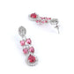 Rajwada Dark Pink Alloy Embellished Jewellery Set For Women