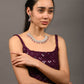 Rajwada Pink Alloy Embellished Jewellery Set For Women
