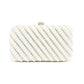 Rajwada Off White Jute Beads Embellished Clutch For Women